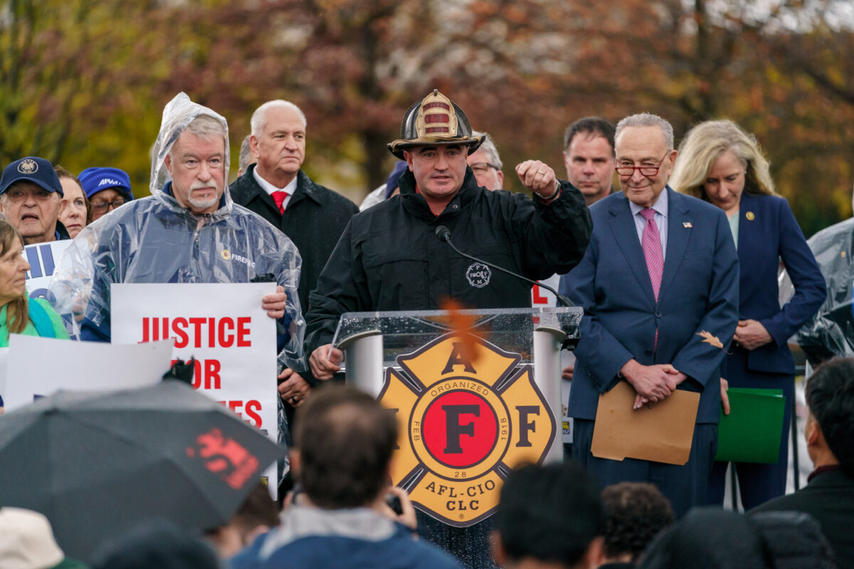 Schumer commits to putting WEP/GPO repeal up for a vote at IAFFled