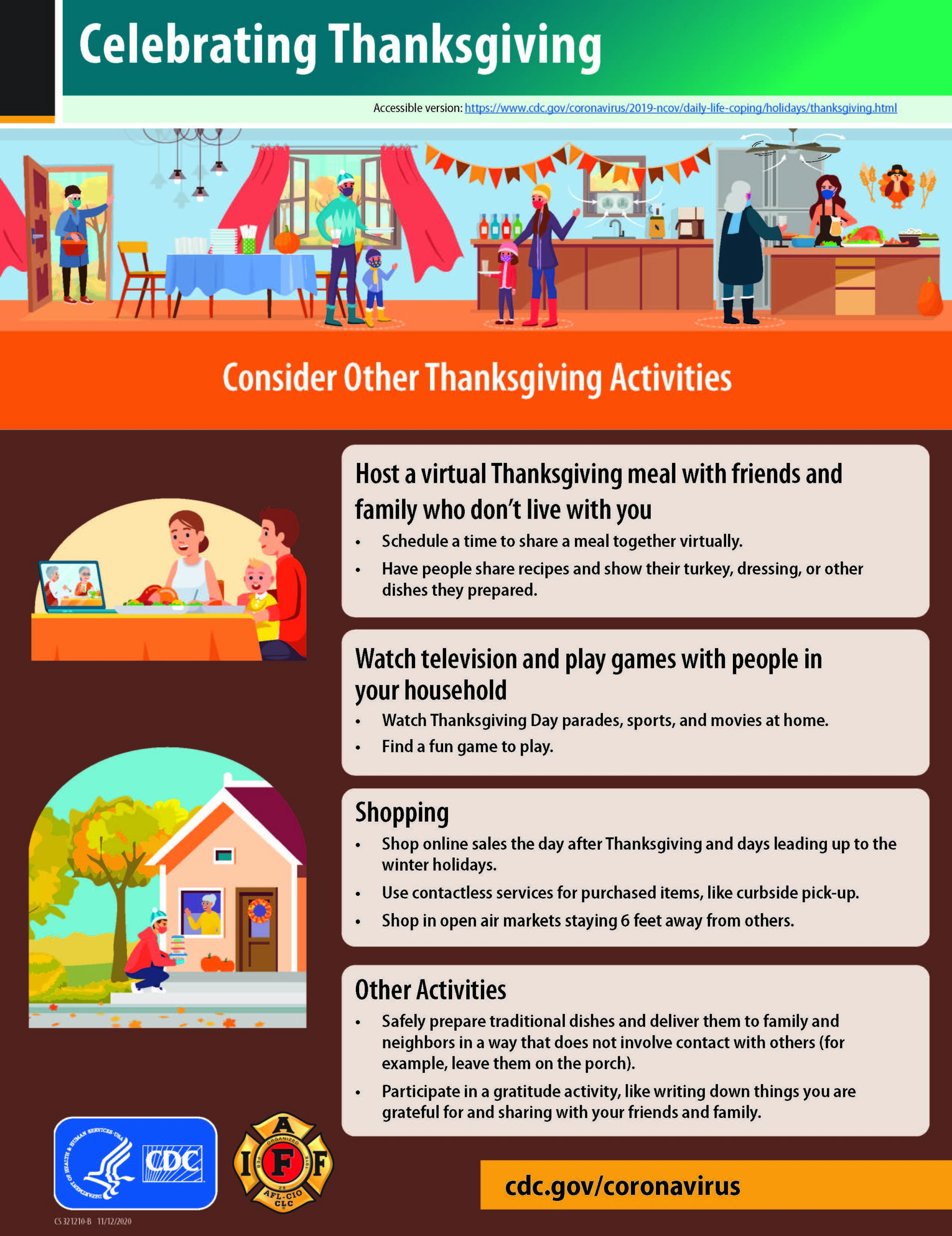 Celebrate Thanksgiving Safely During COVID-19 - IAFF