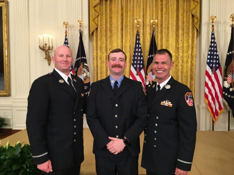 President Biden honors three IAFF members with the Medal of Valor IAFF